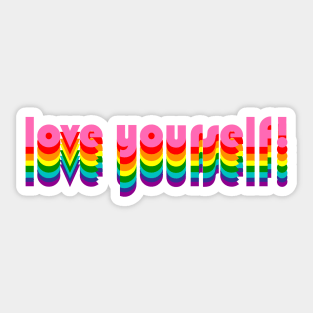 Love yourself! Sticker